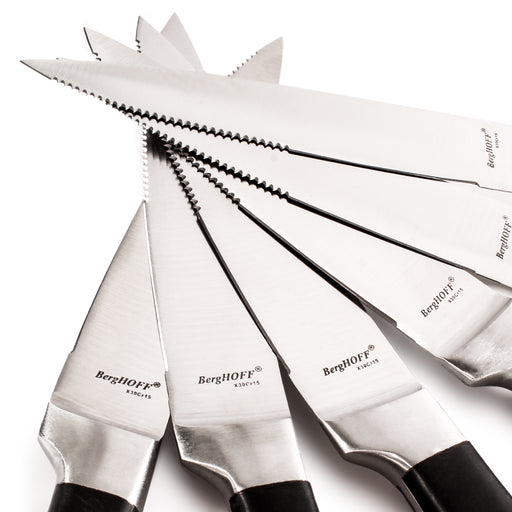 Image 2 of BergHOFF Classico Stainless Steel Steak Knife Set, Set of 4