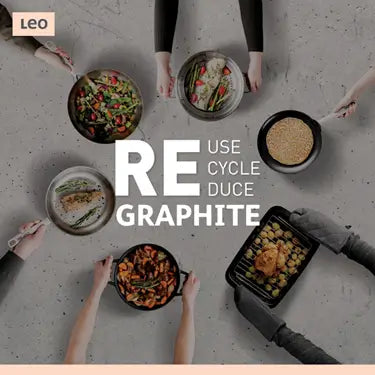 BergHOFF Leo Graphite Collection, REUSE, RECYCLE, REDUCE Sustainable Strategy