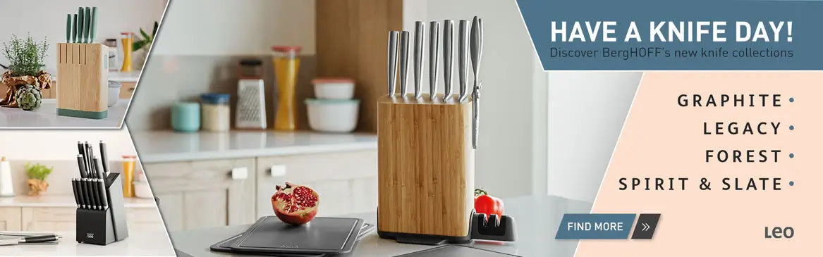 BergHOFF Leo Knife Collection, Graphite, Legacy, Forest, Spirit and Slate