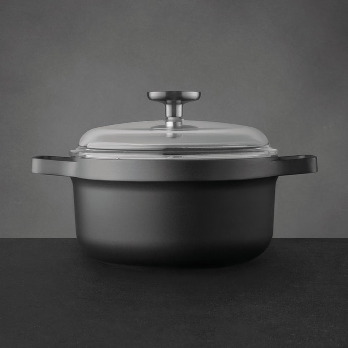 Image 6 of GEM 12Pc Nonstick Cookware Set, Black