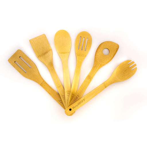 Image 1 of Bamboo 6Pc Utensils Set, Natural