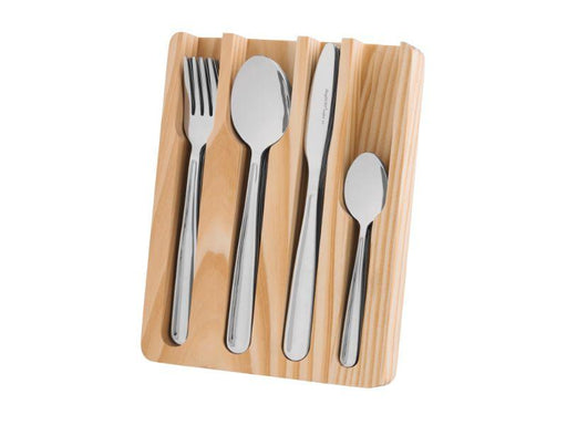 Image 1 of Essentials Sereno 25pc Stainless Steel Flatware Set