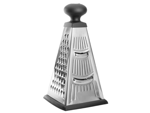 Image 1 of Essentials 9" Stainless Steel 4-Sided Pyramid Grater