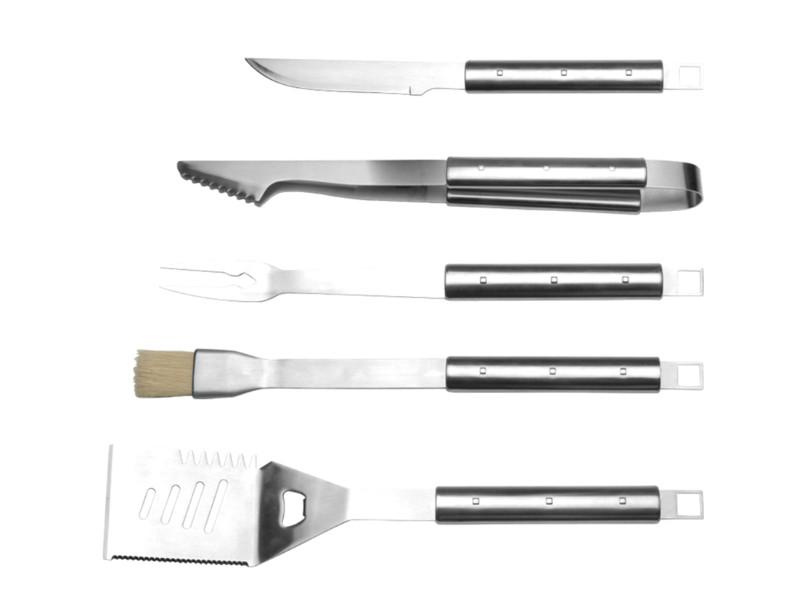Image 3 of Cubo  6Pc Stainless Steel BBQ Set with Folding Bag
