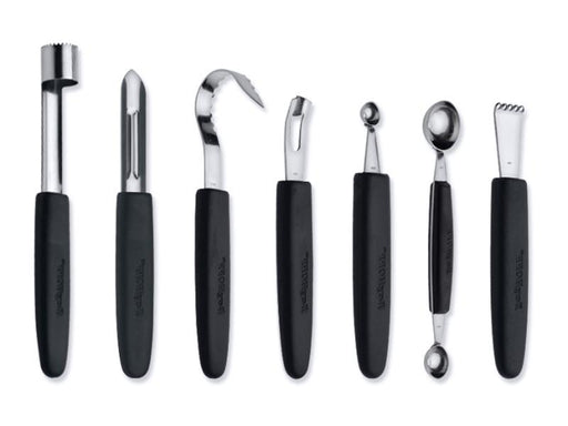 Image 2 of Essentials 8 Piece Stainless Steel Garnishing Set in Folding Bag