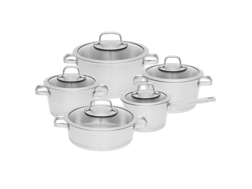 Image 1 of Manhattan 10Pc Stainless Steel Cookware Set