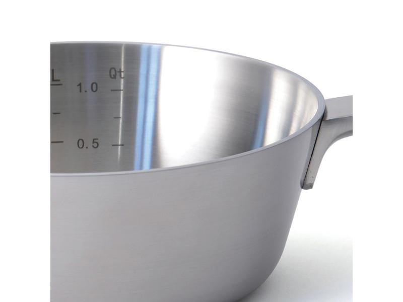 Image 2 of Ron 7" Stainless Steel 5-Ply Conical Sauce Pan