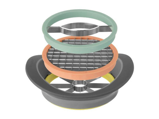 Image 1 of Leo 4Pc 7" Stainless Steel All-in-One Slicer Set