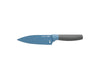 Image 1 of Leo 5.5" Stainless Steel Chef Knife with Herb Stripper, Blue