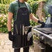 BergHOFF Cubo 9 Pc Stainless Steel BBQ Set with Wrap - Outdoor Grill Accessories