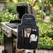 BergHOFF Cubo 9 Pc Stainless Steel BBQ Set with Wrap - Outdoor Grill Accessories