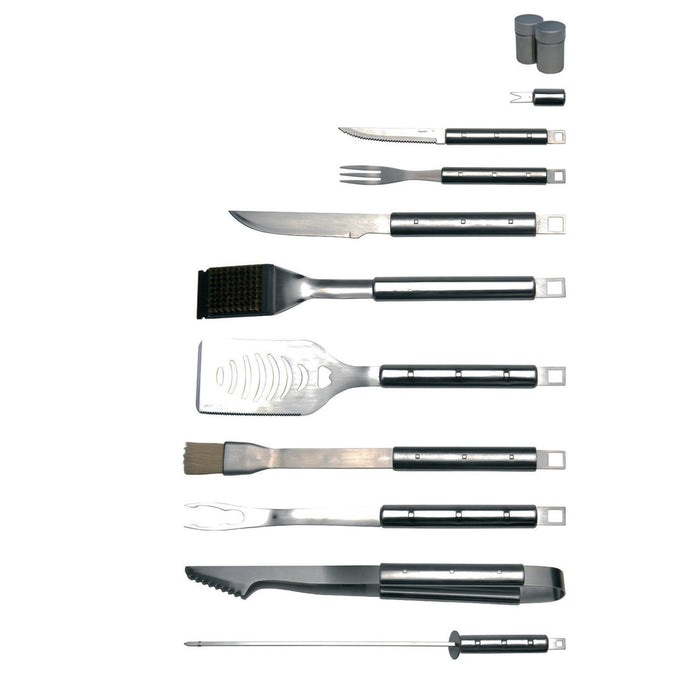 BergHOFF Cubo 33Pc Stainless Steel BBQ Set with Case - Outdoor Grill Accessories