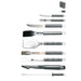 BergHOFF Cubo 33Pc Stainless Steel BBQ Set with Case - Outdoor Grill Accessories