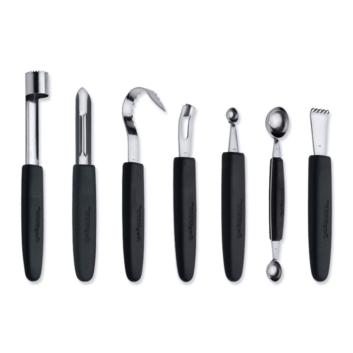 BergHOFF Essentials 8pc Stainless Steel Garnishing Tool Set with Case - Kitchen Utensil Sets