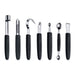 BergHOFF Essentials 8pc Stainless Steel Garnishing Tool Set with Case - Kitchen Utensil Sets