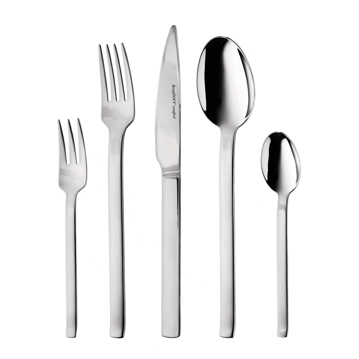 BergHOFF Essentials 30Pc 18/10 Stainless Steel Flatware Set, Essence, image size:1200x1200