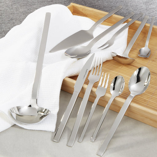 BergHOFF Essentials 72Pc 18/10 Stainless Steel Flatware Set, Essence - Flatware Sets