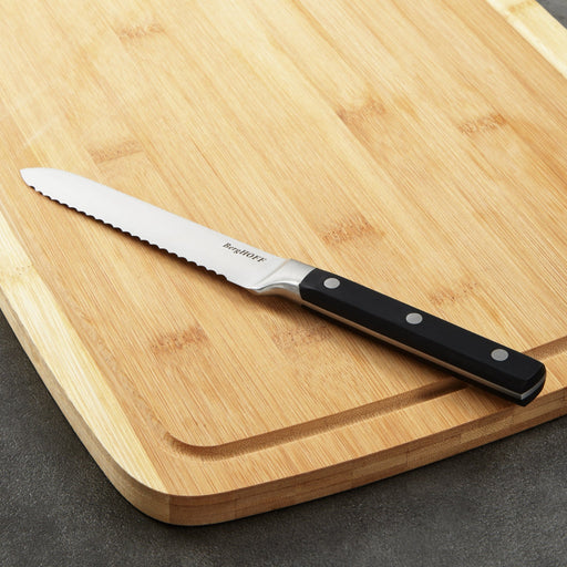 BergHOFF DiNA Gene Stainless Steel Serrated Utility Knife, 5" - Kitchen Knives