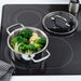 BergHOFF DiNA Helix 18/10 Stainless Steel 8" Stockpot 2.2qt., Glass Lid - Stock Pots