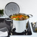 BergHOFF DiNA Helix 18/10 Stainless Steel 10.25" Stockpot 10.6qt., Glass Lid - Stock Pots