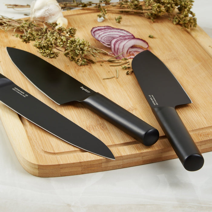 BergHOFF DiNA Boron 6pc Stainless Steel Knife Block Set - Kitchen Knives
