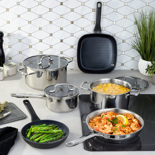 BergHOFF DiNA Helix 9pc Cookware Set - Cookware Sets