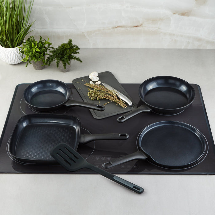 BergHOFF DiNA Helix 5pc Nonstick Specialty Pan Set with Turner - Cookware Sets