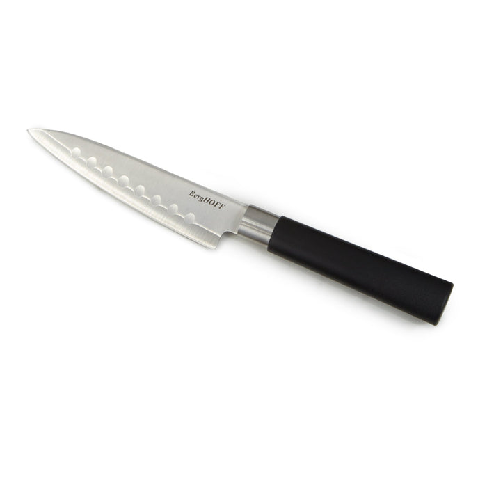 BergHOFF DiNA Codon Stainless Steel Scalloped Santoku Knife, 5" - Kitchen Knives