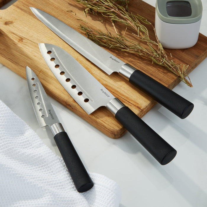 BergHOFF DiNA Codon Stainless Steel 3pc Knife Set - Kitchen Knives