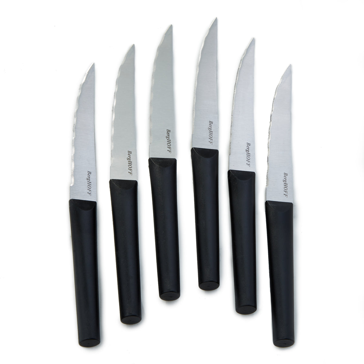 BergHOFF DiNA Matrix 6Pc Stainless Steel Steak Knife Set, 4.5