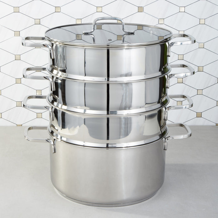 BergHOFF DiNA Helix 18/10 Stainless Steel 5pc Steamer Set - Cookware Sets