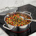 Image 2 of DiNA Helix 18/10 Stainless Steel 10.25" Covered Saute Pan 4qt., Recycled