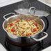 Image 5 of DiNA Helix 18/10 Stainless Steel 10.25" Covered Saute Pan 4qt., Recycled