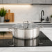 Image 1 of DiNA Helix 18/10 Stainless Steel 11" Covered Saute Pan 5.8qt., Recycled