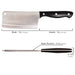 BergHOFF 7" Stainless Steel Cleaver With Three-Rivets Handle - Kitchen Knives
