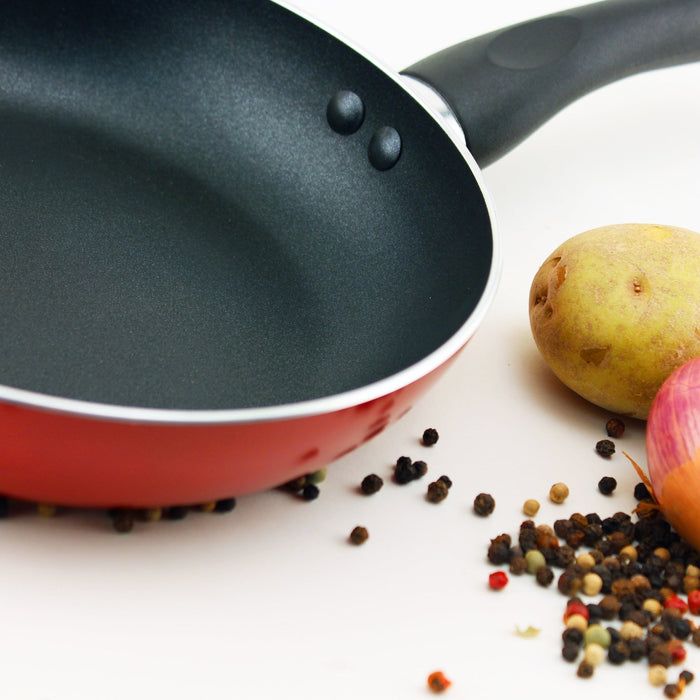 BergHOFF Geminis 9.5" Cast Aluminum Nonstick Fry Pan, Red - Skillets & Frying Pans
