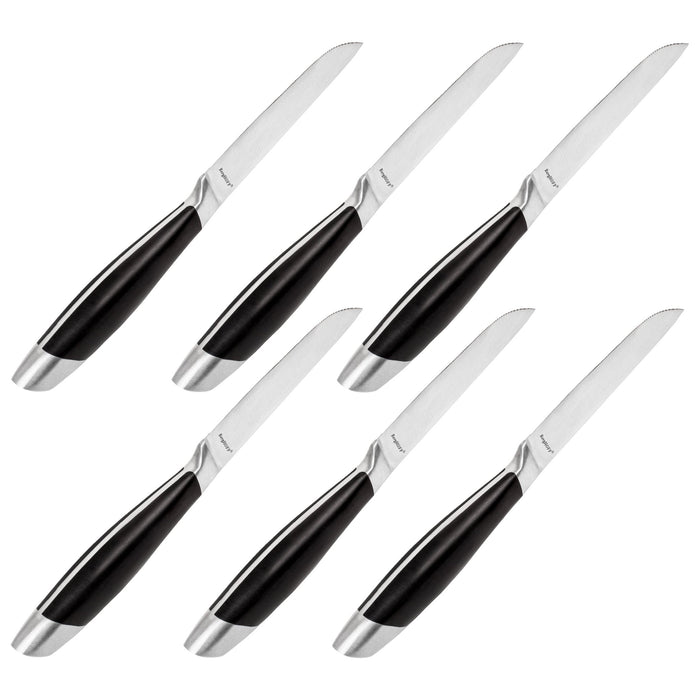 BergHOFF Essentials Geminis 4.75" Stainless Steel Steak Knife, Set of 6 - Kitchen Knives