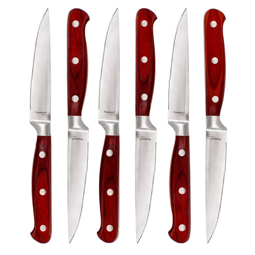 Image 1 of BergHOFF Pakka Stainless Steel Steak Knife, Set of 6