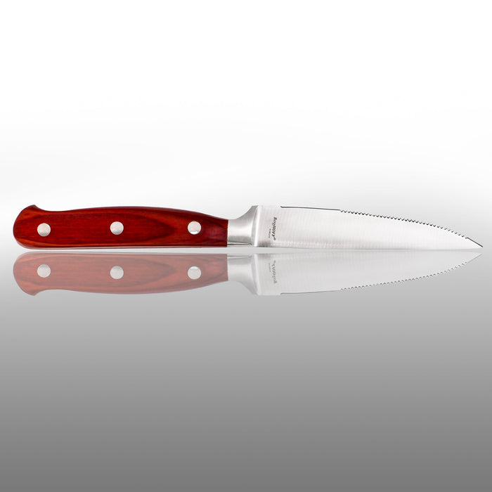 BergHOFF Pakka Wood 6pc Stainless Steel Steak Knife Set 4.75" - Kitchen Knives