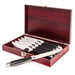 BergHOFF Geminis 7pc Stainless Steel Steak Knives with Wood Case, 4.75" - Kitchen Knives