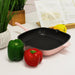 BergHOFF Neo Cast Iron Square Grill Pan 11", Pink - Griddles & Grill Pans