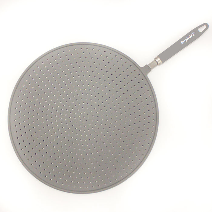Image 1 of Essentials Heat-resistant Silicone Splatter Screen 13" with Long Hadle