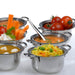 BergHOFF 18/10 Stainless Steel 2.5" Mini Pots, Set of 2 - Bowls