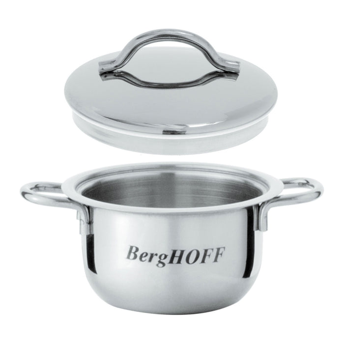 BergHOFF 18/10 Stainless Steel 2.5" Mini Pots, Set of 2 - Bowls