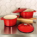 BergHOFF Neo Cast Iron 5qt. Oval Dutch Oven 11.5" with Lid, Red - Dutch Ovens