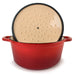 BergHOFF Neo Cast Iron 7qt. Round Dutch Oven 11" with Lid, Red - Dutch Ovens
