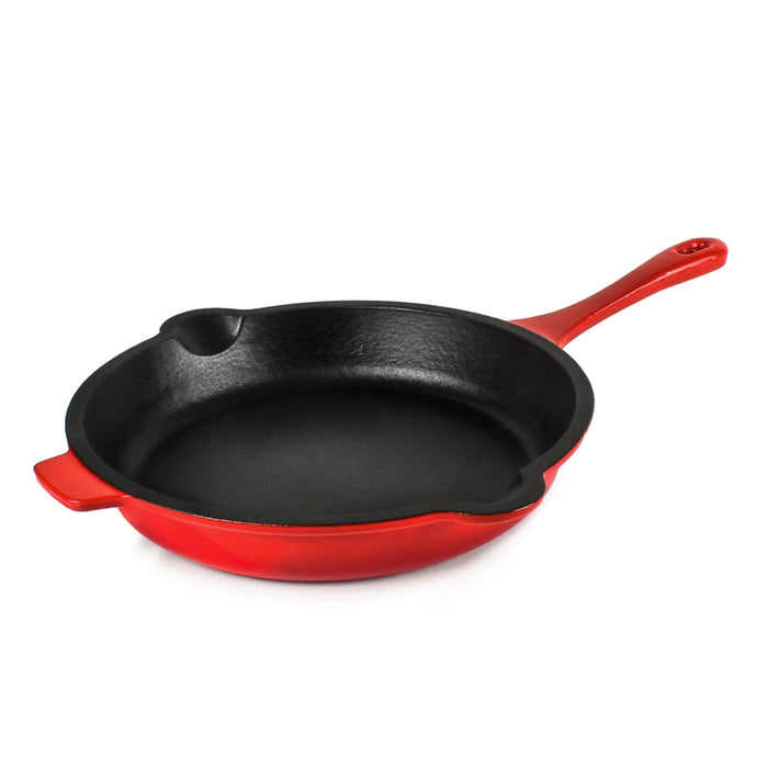 BergHOFF Neo Cast Iron Fry Pan 10", Red - Skillets & Frying Pans