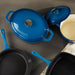 BergHOFF Neo Cast Iron 8qt. Oval Dutch Oven 13" with Lid, Blue - Dutch Ovens