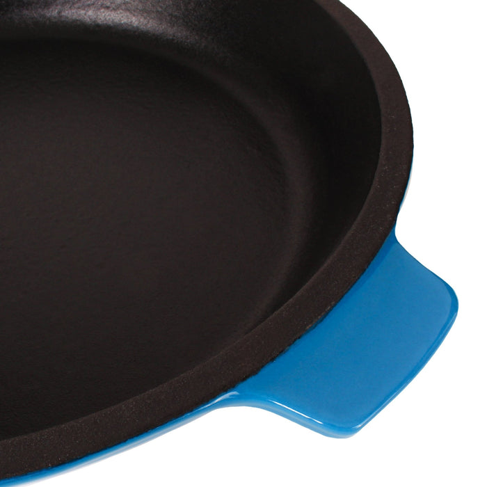 BergHOFF Neo Cast Iron Fry Pan 10", Blue - Skillets & Frying Pans