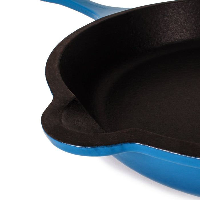 BergHOFF Neo Cast Iron Fry Pan 10", Blue - Skillets & Frying Pans